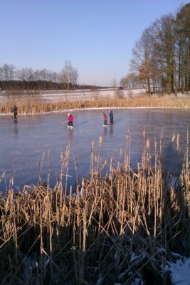 schlittschuhlaufen aufm Katzenweiher